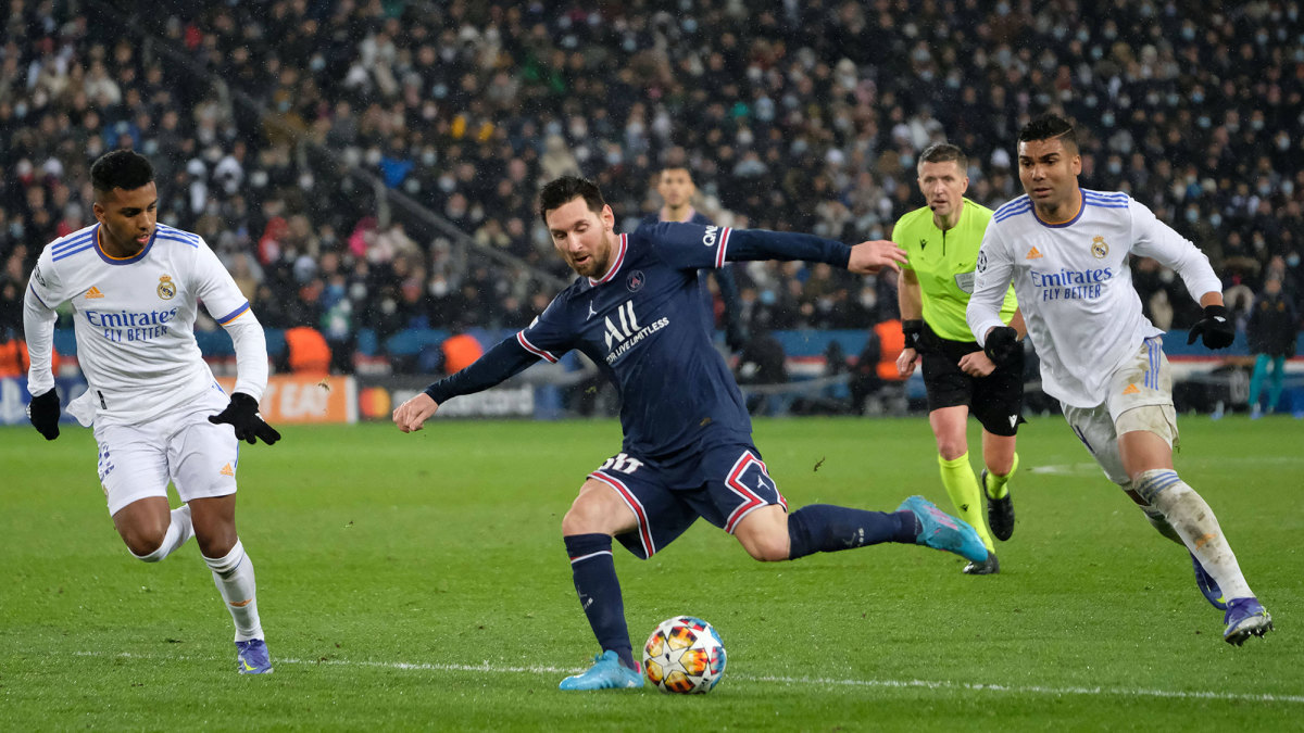 Messi and PSG vs. Real Madrid in the Champions League