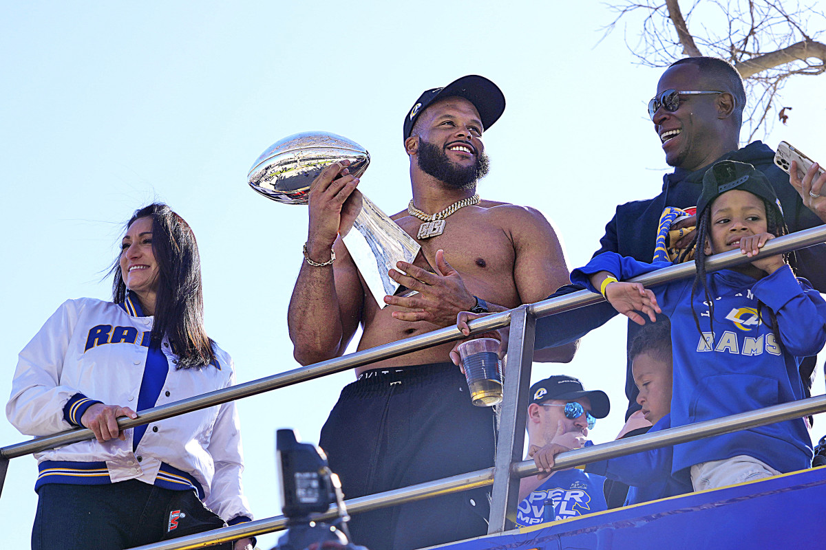 Donald’s on-field celebration spilled over into a week of champagne-soaked, shirtless moments.