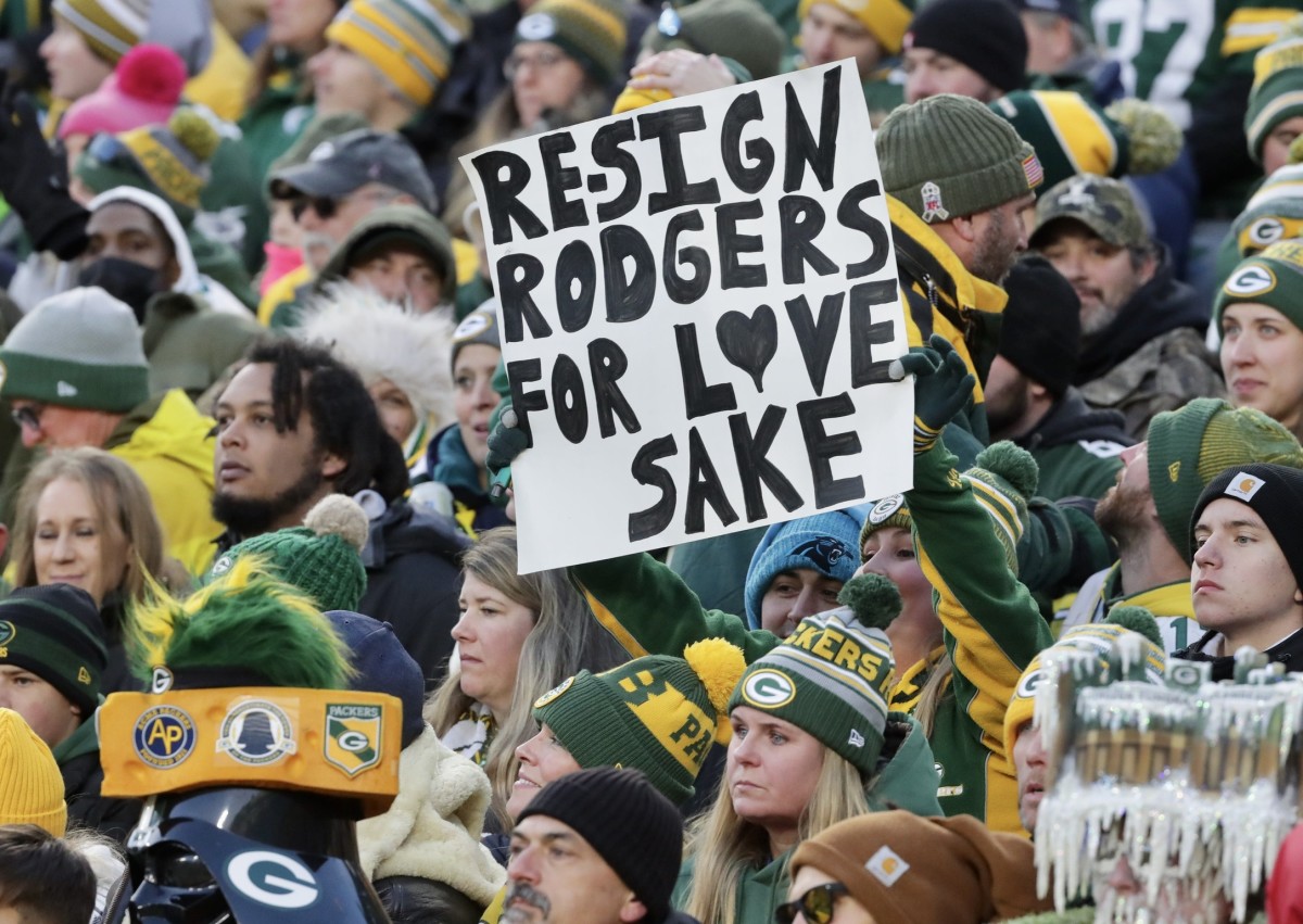 Packers fans have always wanted Aaron Rodgers back