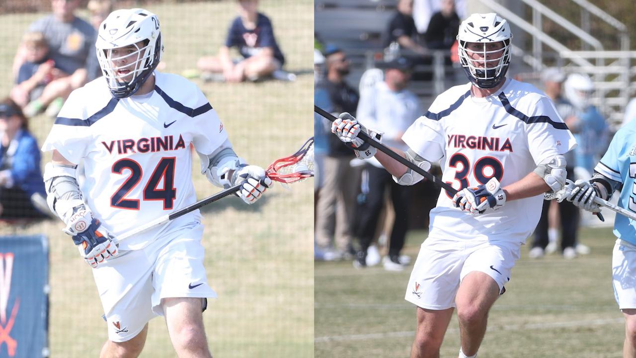 Payton Cormier and Cole Kastner Take Home ACC Lacrosse Weekly Awards