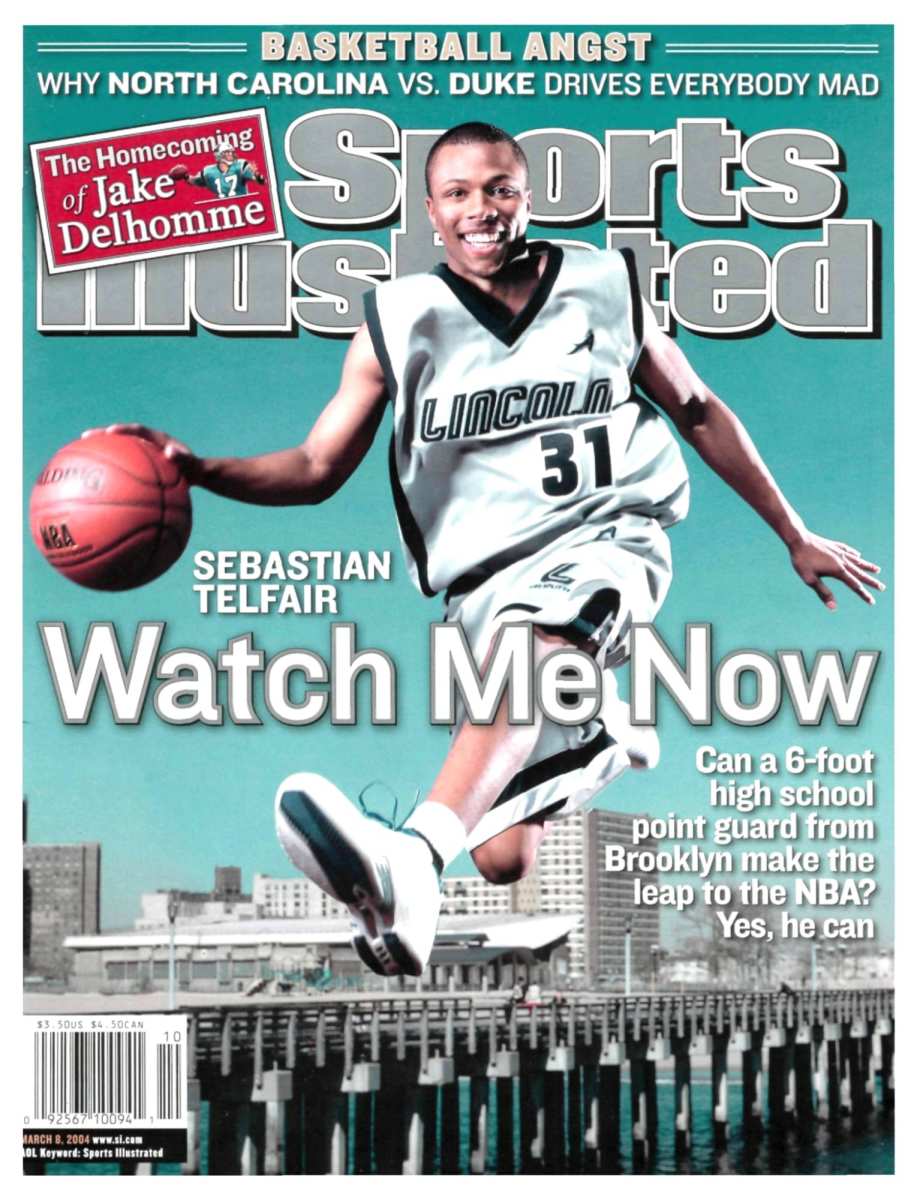Sebastian Telfair on the cover of Sports Illustrated in 2004