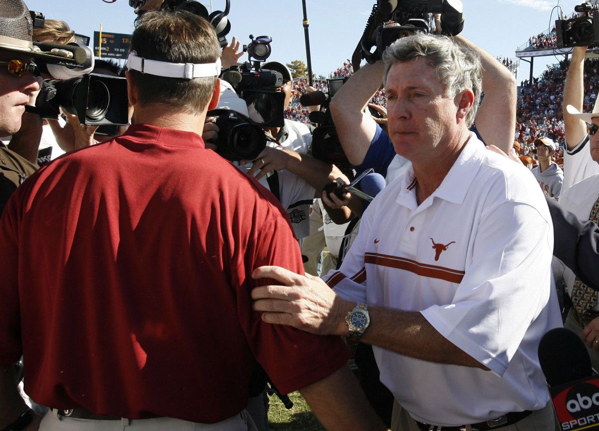 Texas head coach Mack Brown
