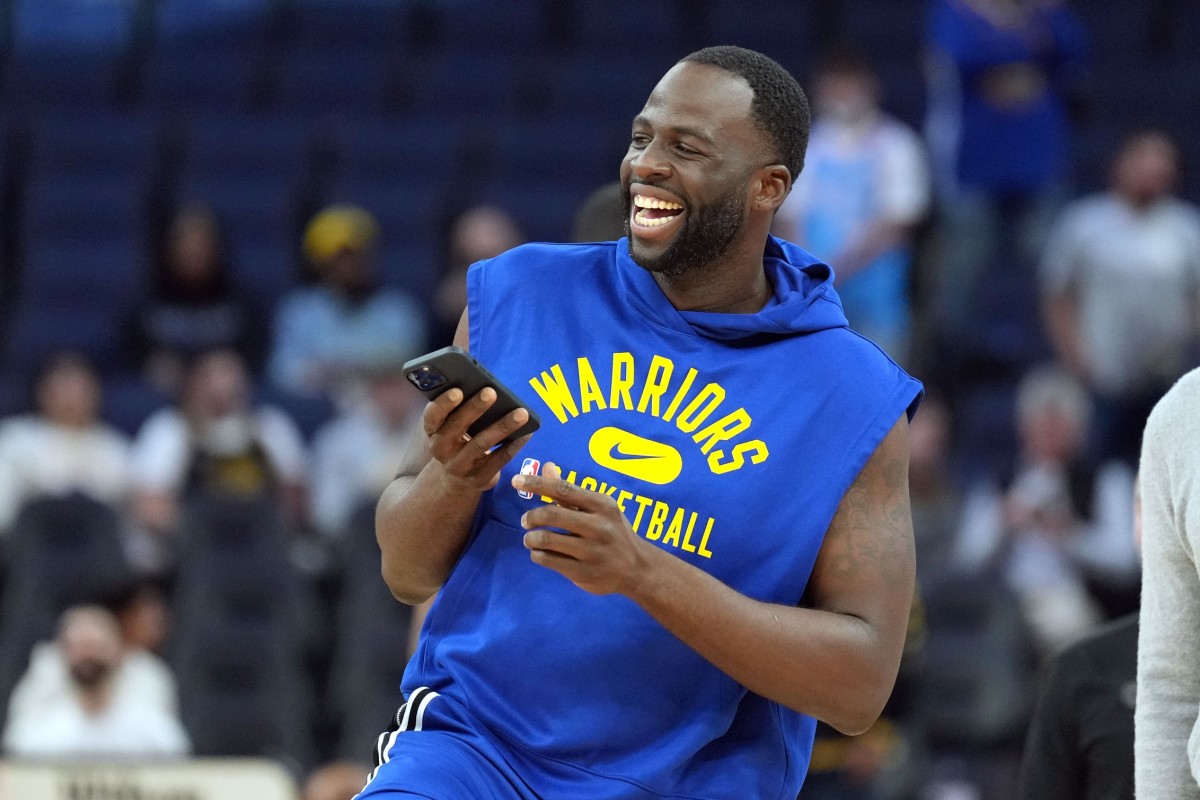 Mar 8, 2022; San Francisco, California, USA; Golden State Warriors forward Draymond Green (23) before the game against the LA Clippers at Chase Center. Mandatory Credit: Darren Yamashita-USA TODAY Sports