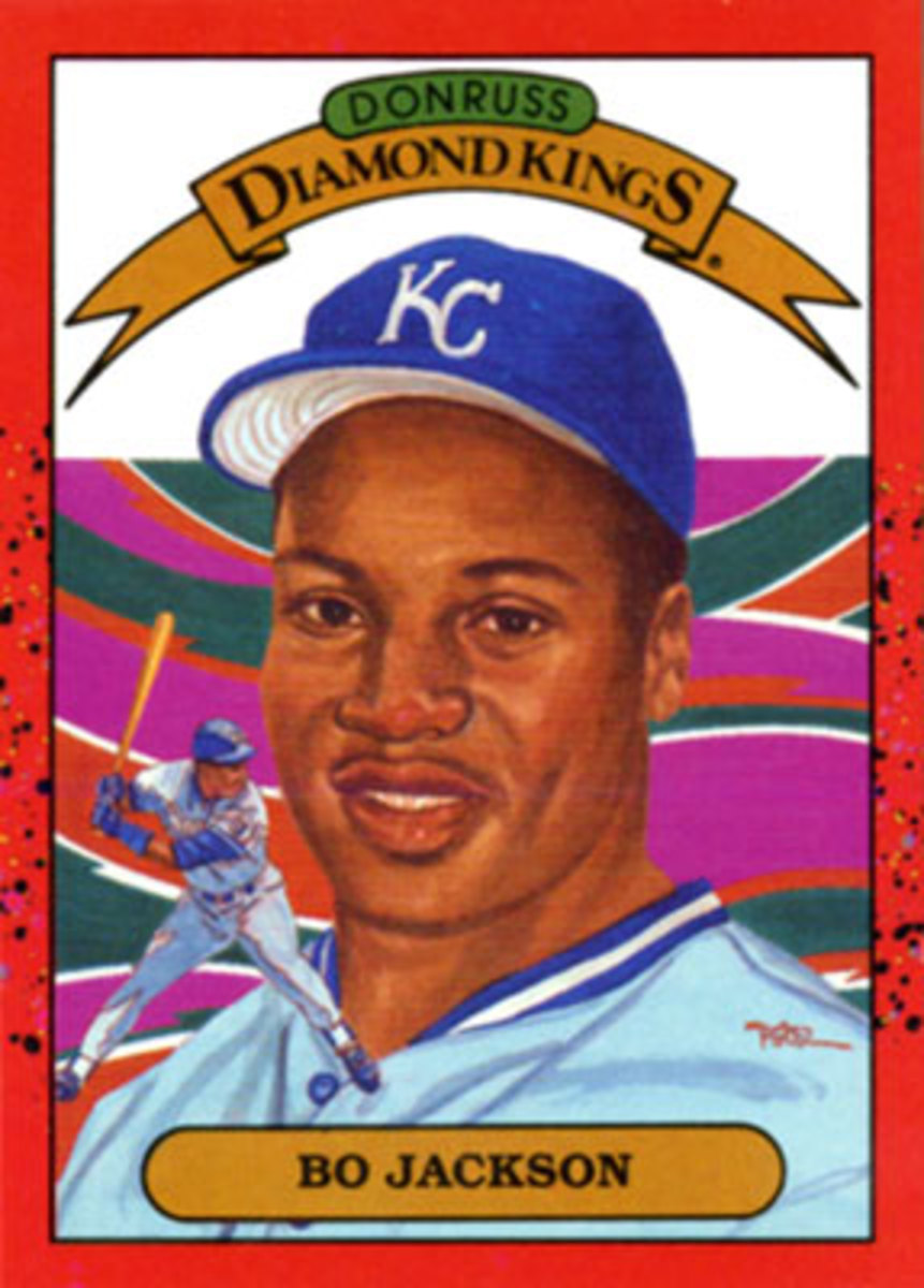 Player Ratings to the Theme of Old School Donruss Diamond Kings Art - Blue  Wings Rising