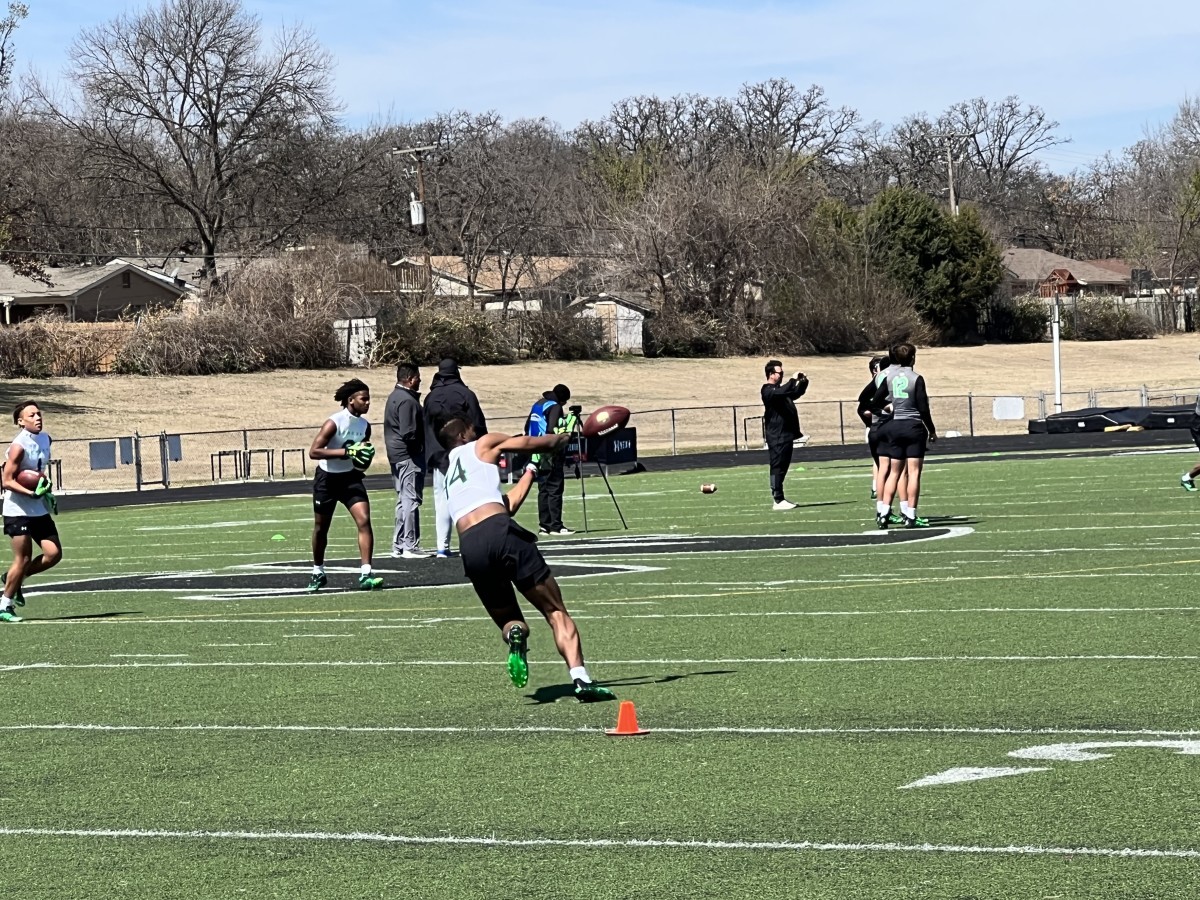 Braylon James Wide Receiver Austin (Texas) Del Valle 2023 - Under Armour Dallas 2022