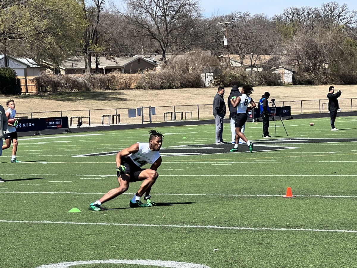 Braylon James Wide Receiver Austin (Texas) Del Valle 2023 - Under Armour Dallas 2022