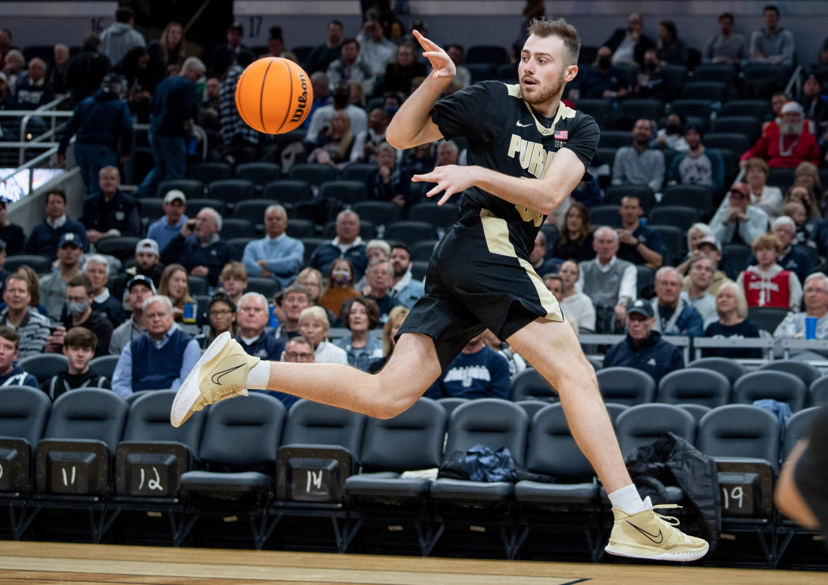 “Sasha could coach our team,” Painter says of Stefanovic’s command of Purdue’s endless playbook.