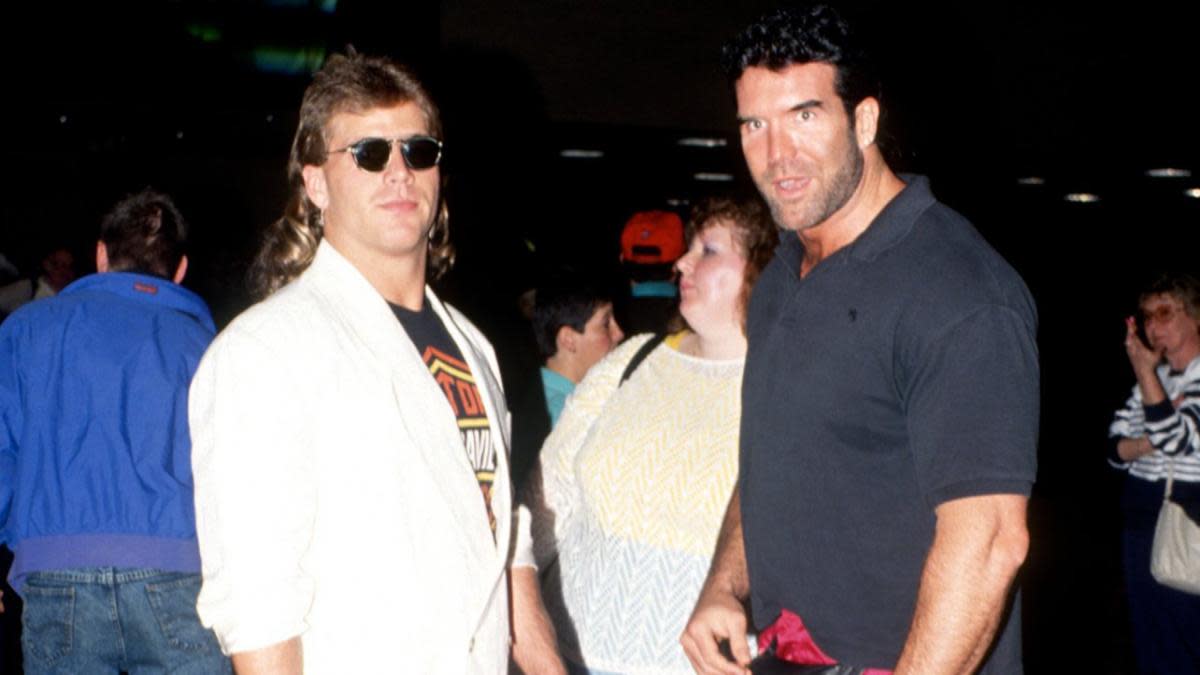 Shawn Michaels and Scott Hall together in the 1990s