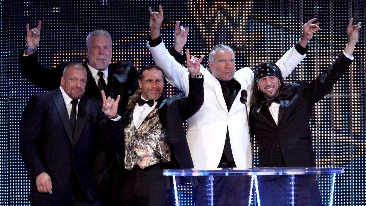 They Kliq at Scott Hall's WWE Hall of Fame induction