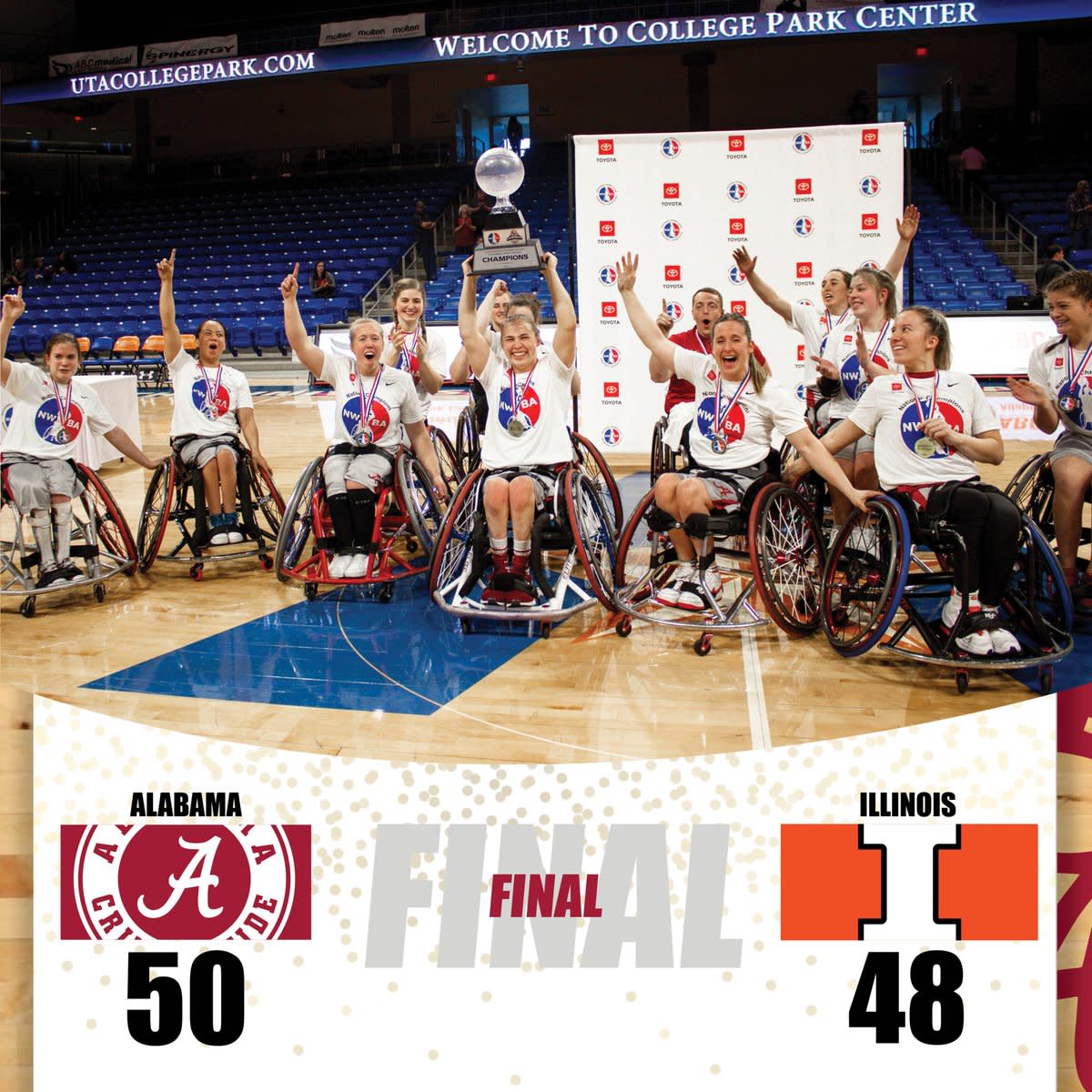 Alabama Women's Wheelchair Basketball Team Wins National Championship