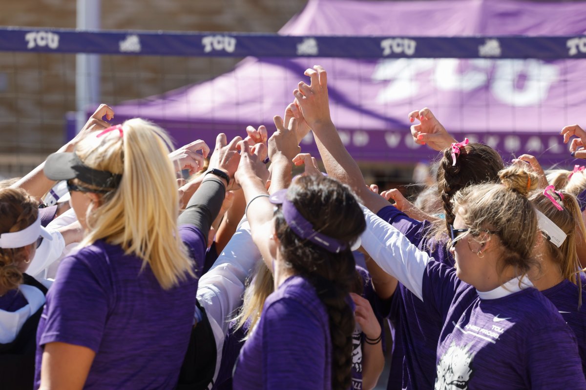 TCU Beach Volleyball is Rolling Right Through Their Competition TCU