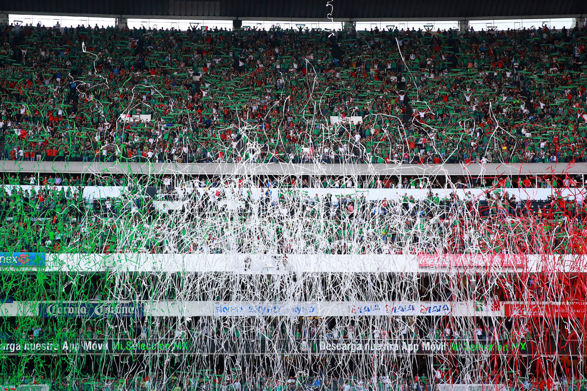 Mexico fans at Estadio Azteca