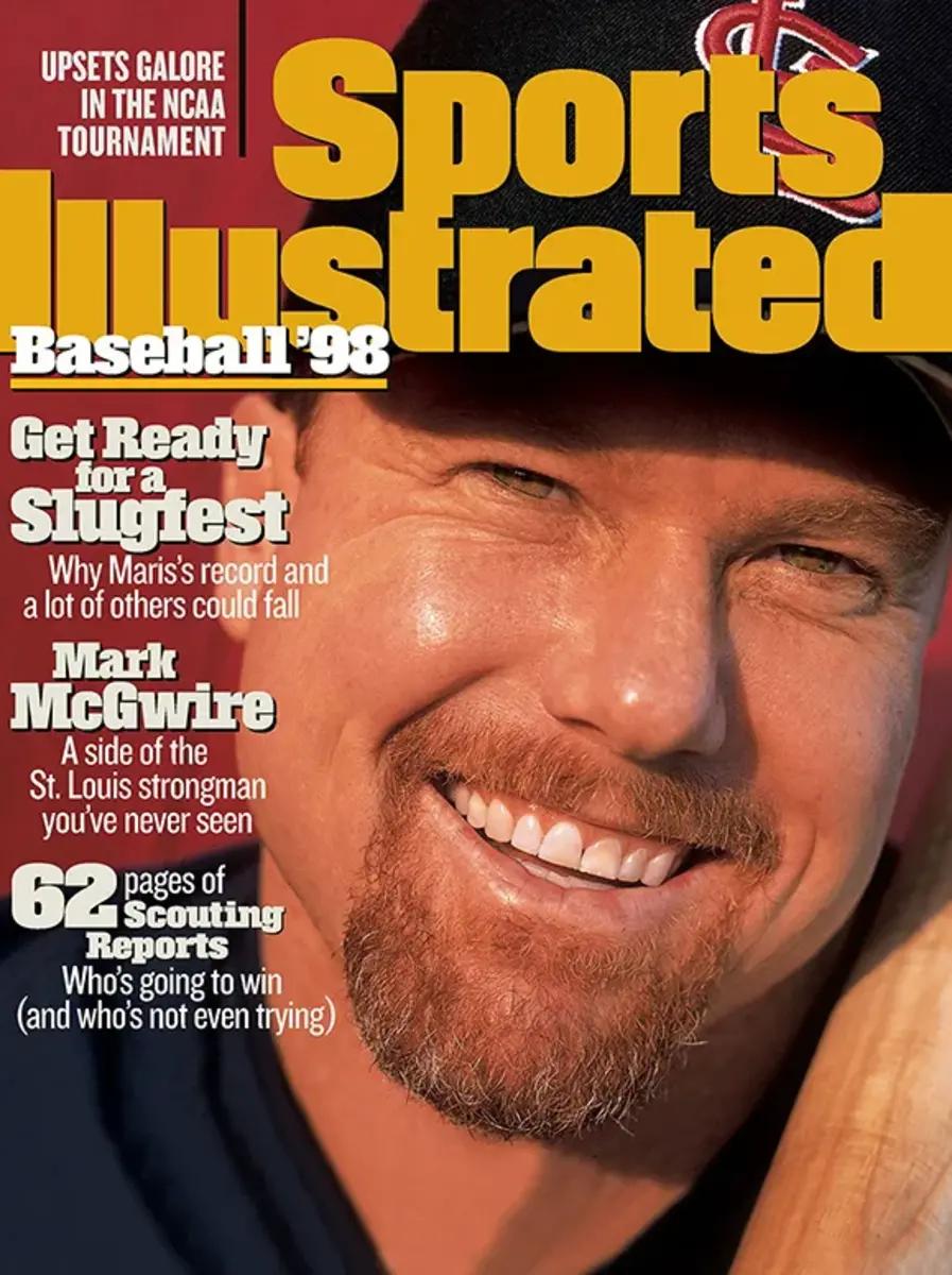 Mark McGwire on the cover of the March 23, 1998, issue of Sports Illustrated