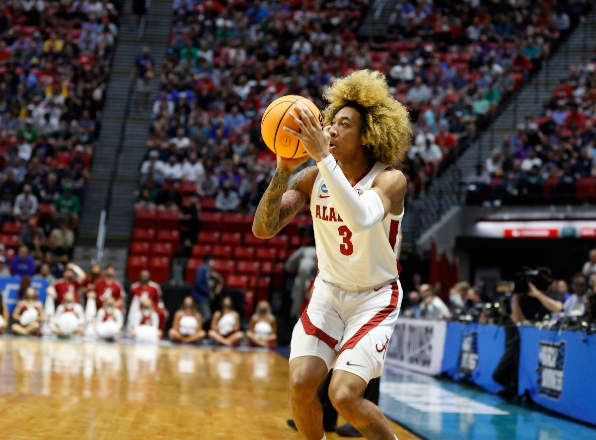 JD Davison against Notre Dame, 2022 NCAA Tournament