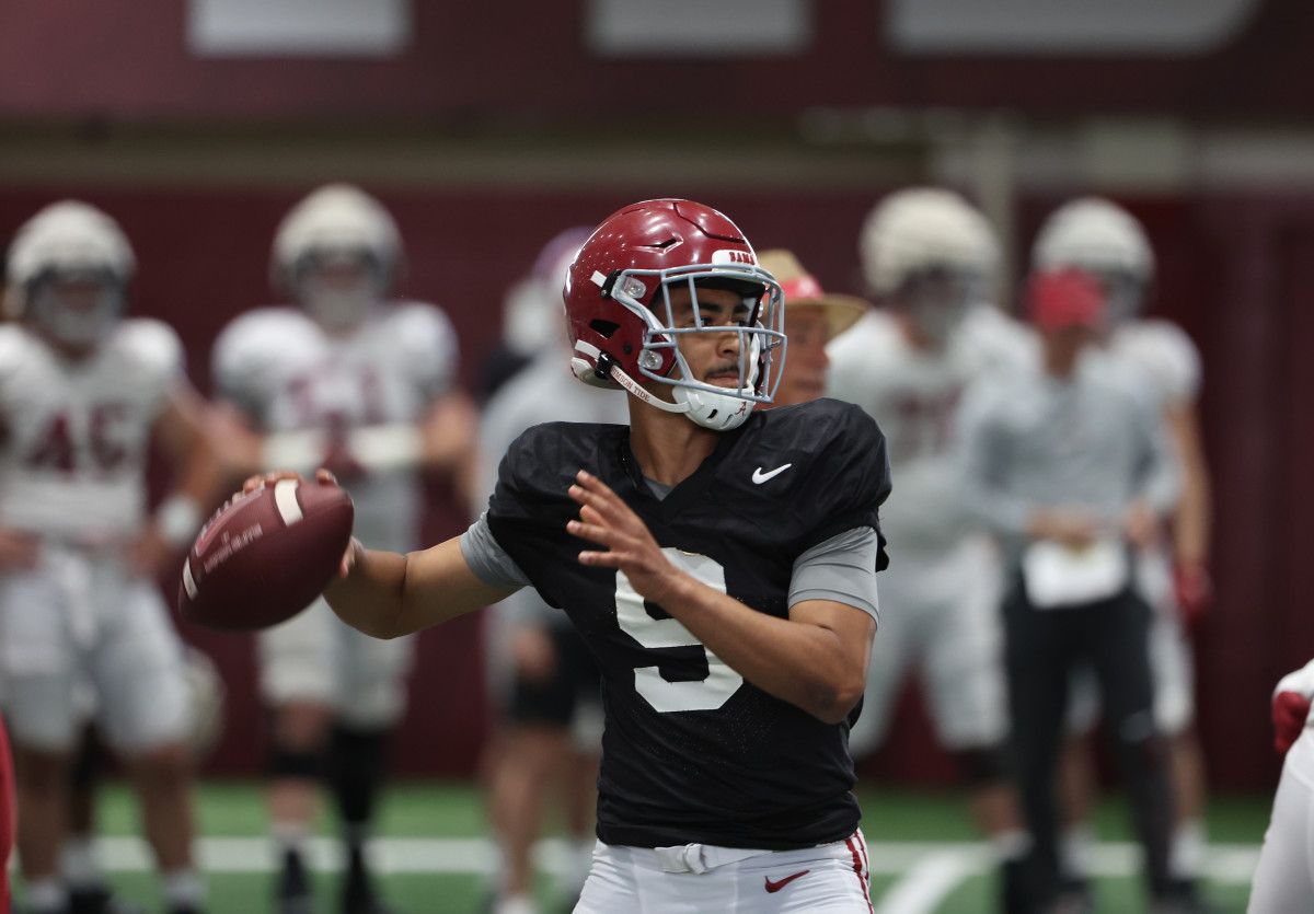 Bryce Young, 2022 spring football