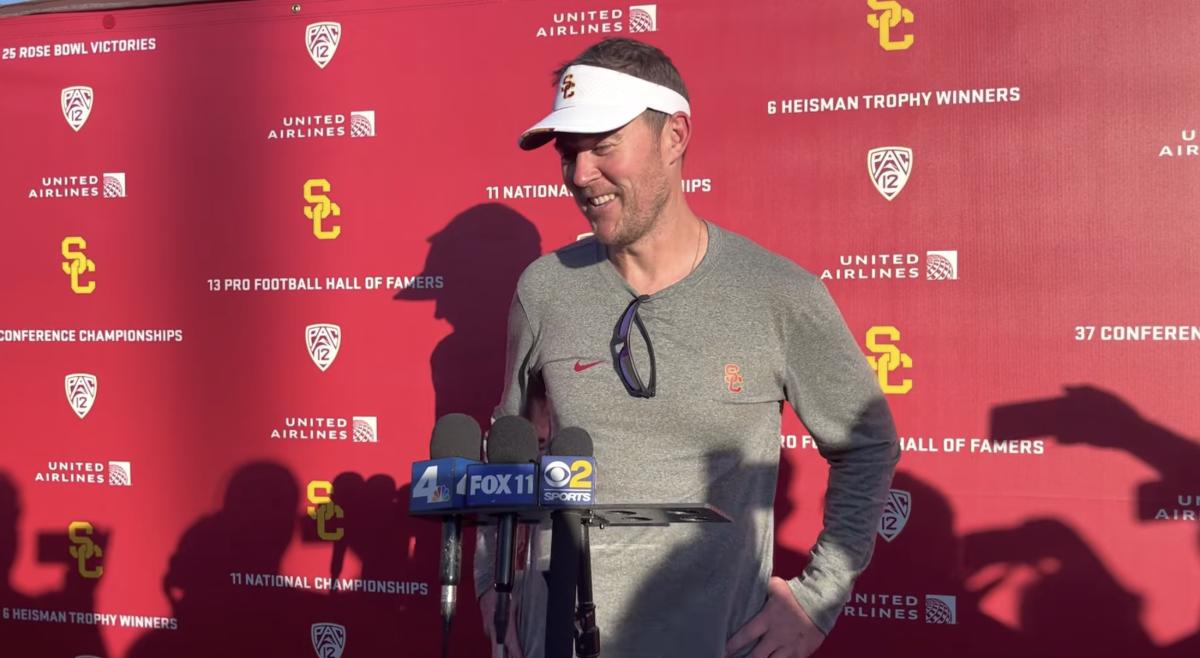 USC Head Coach Lincoln Riley's Spring Debut Top Quotes Sports