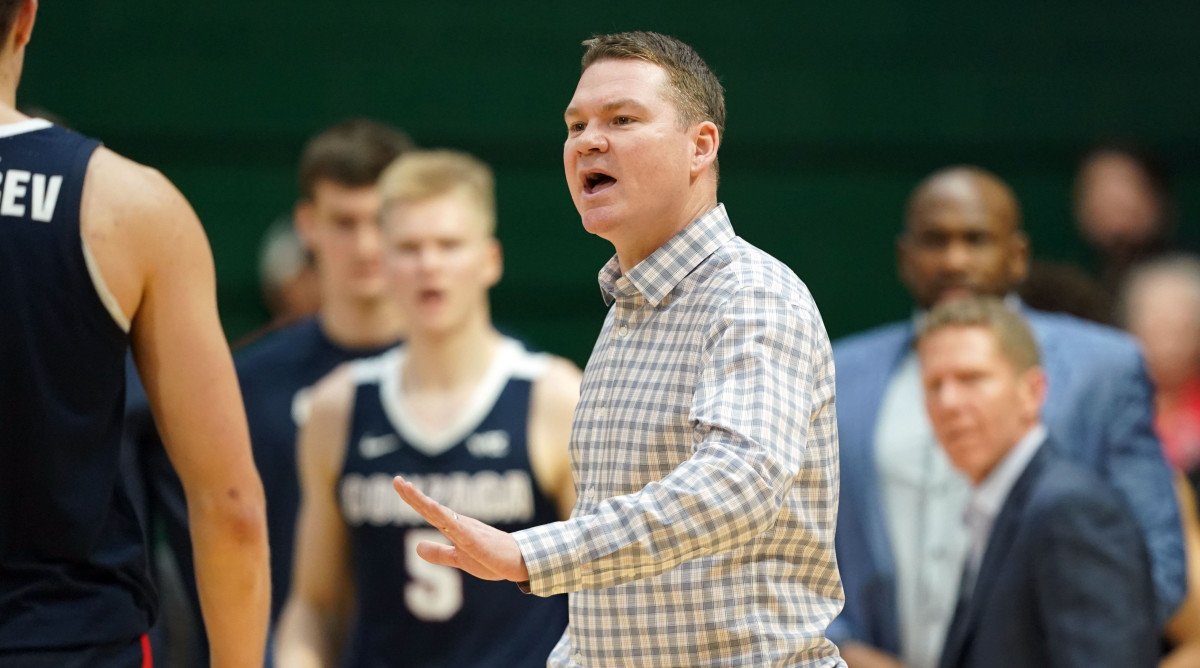 Gonzaga assistant Tommy Lloyd In Feb. 2020
