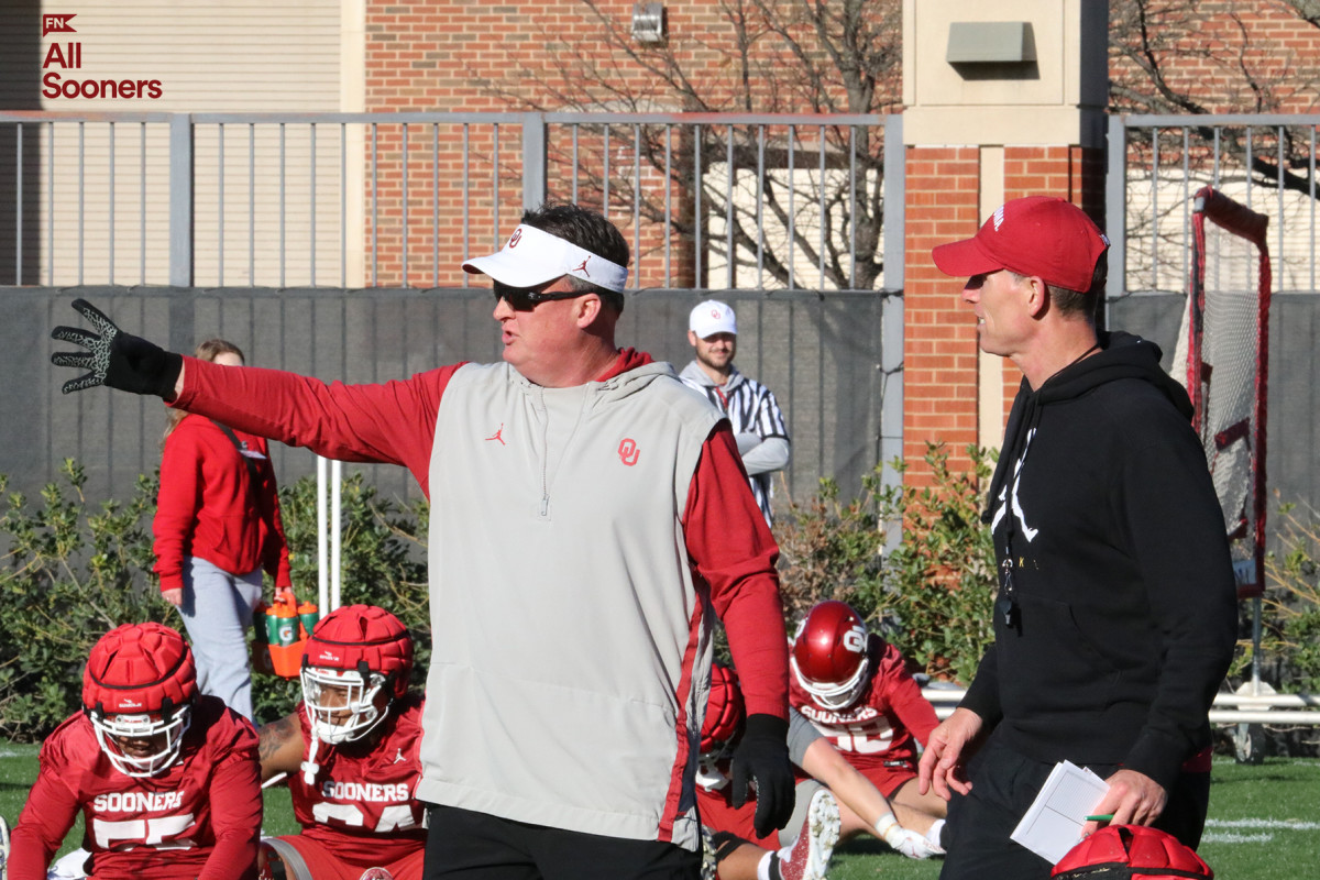 FB - Brent Venables, Cale Gundy, 2022 Spring Practice