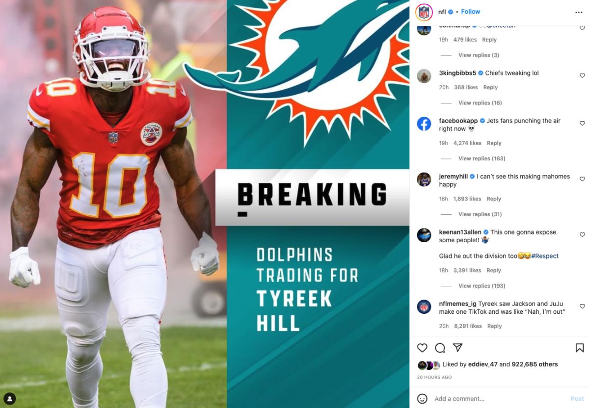 Tyreek Hill trade