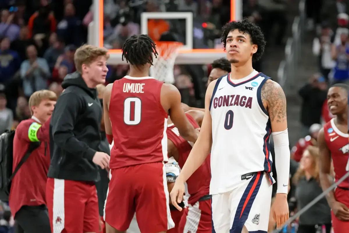 The Zags shot 5-for-21 from deep against the Razorbacks on Thursday (Photo courtesy of Ezra Shaw, Getty Images).