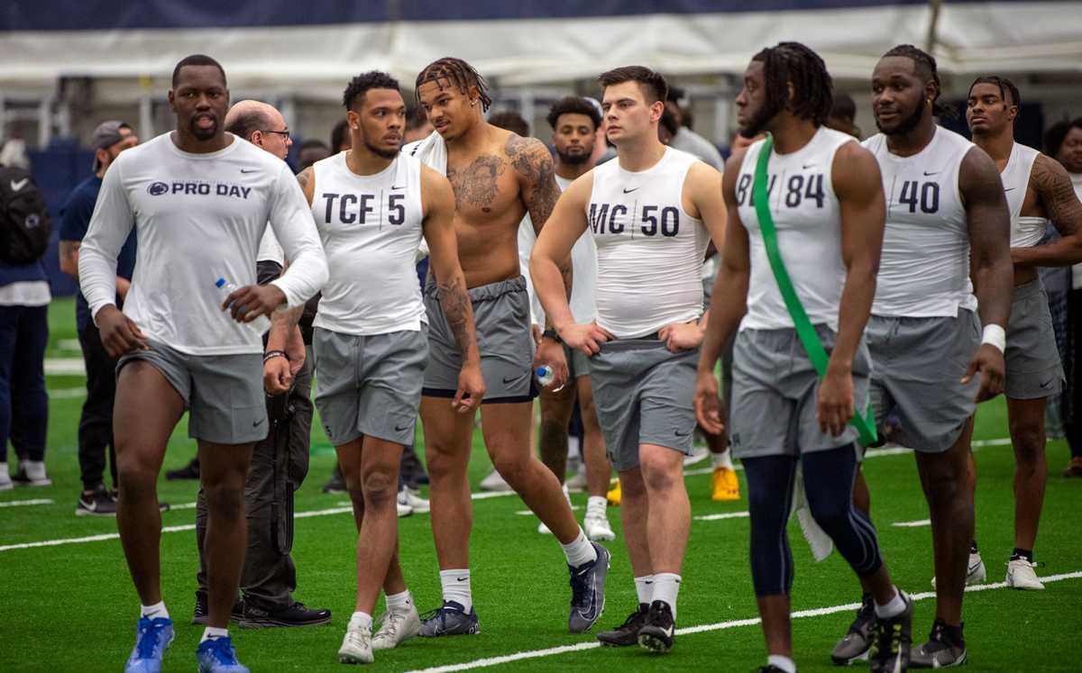 Penn State Pro Day 2022 Results From Penn State Football Pro Day