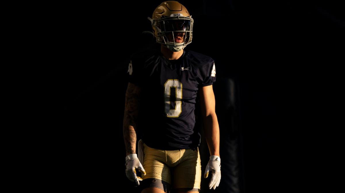 Notre Dame Practice Video Wide Receivers Putting In Work Sports