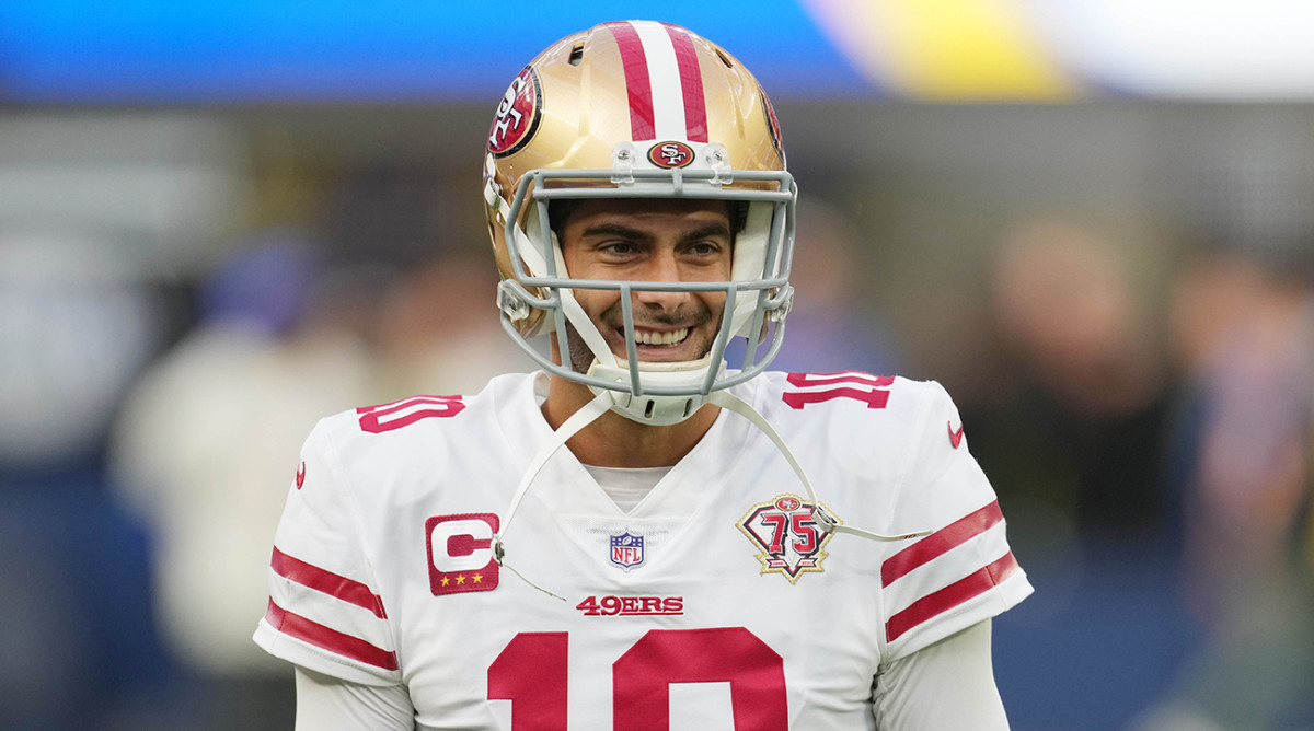 Jimmy Garoppolo with the 49ers.