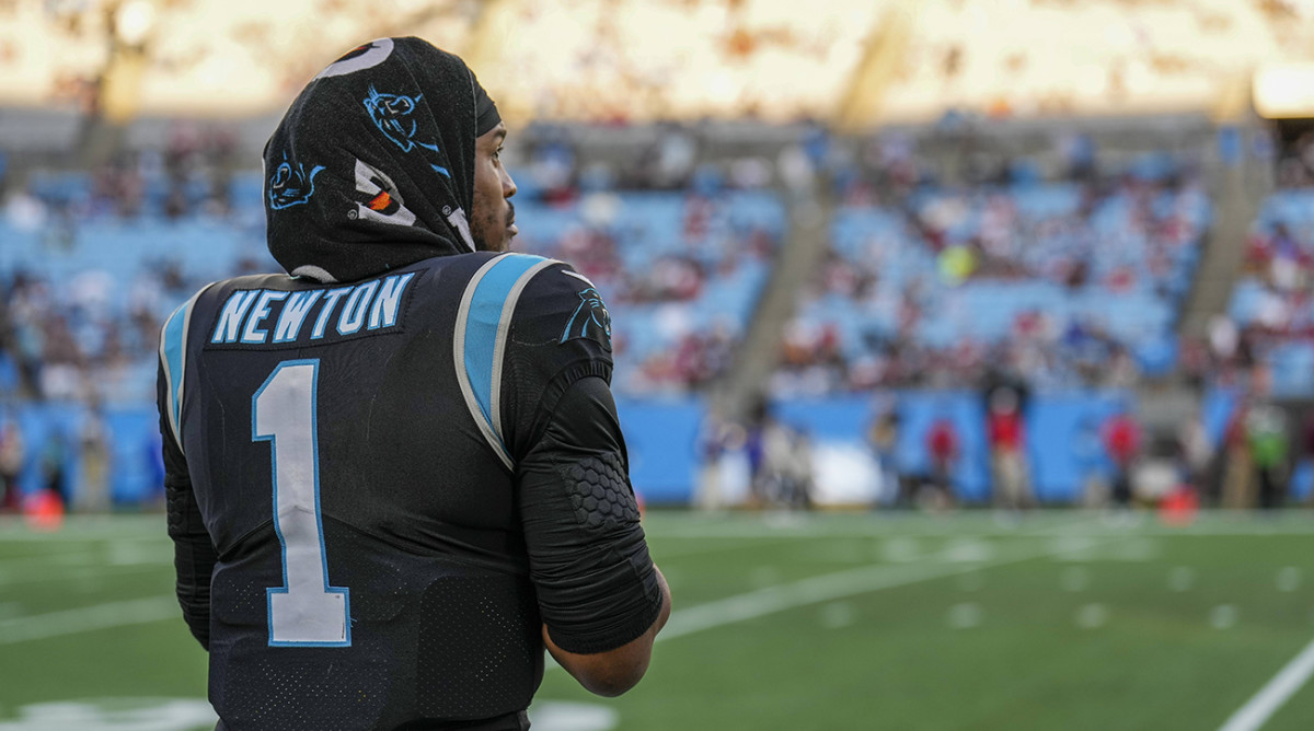 Cam Newton with the Panthers.