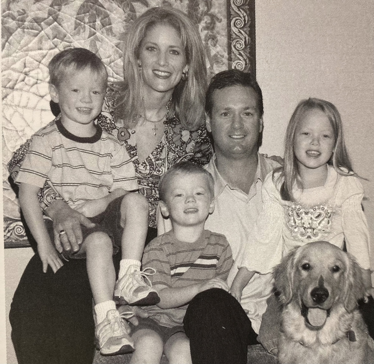 Bob Stoops, wife Carol, and sons Drake and Isaac and daughter Mackenzie