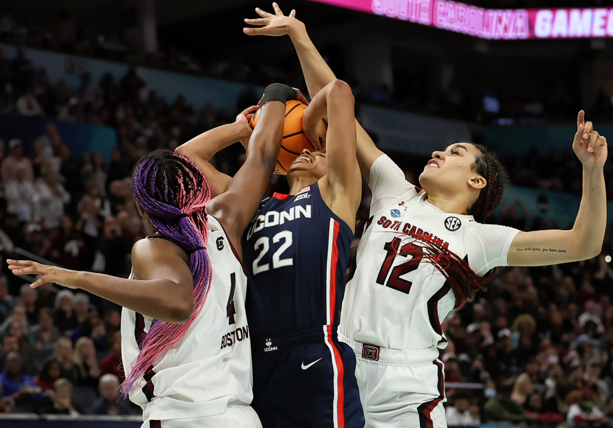 UConn had nowhere to go against Boston and the South Carolina D on Sunday.