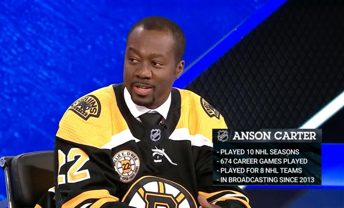NHL on TNT analyst Anson Carter takes shot at Wild fans, reporters