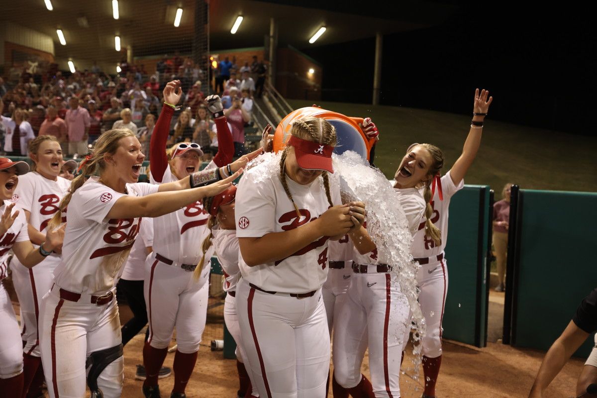 Lexi Kilfoyl celebrates perfect game