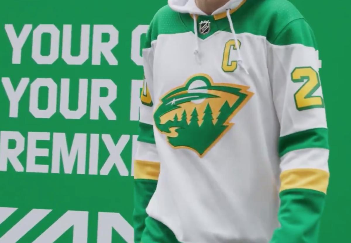 Here's the Wild/Northstars mashup sweater-inspired phone wallpaper :  r/wildhockey