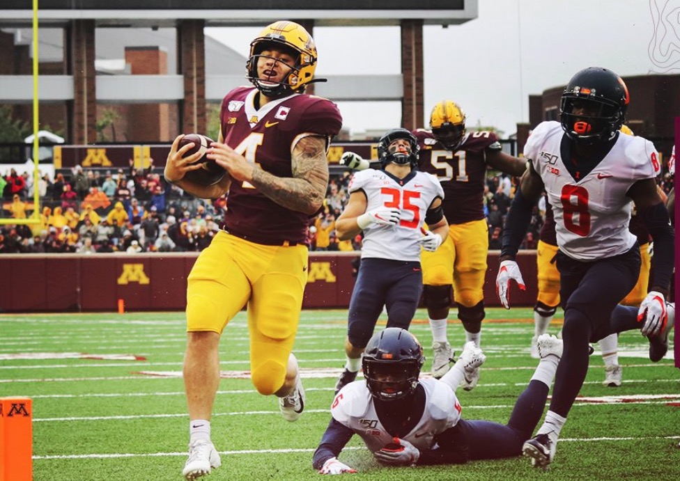 Minnesota Gophers Gopher football moves up to 17th in AP poll Sports