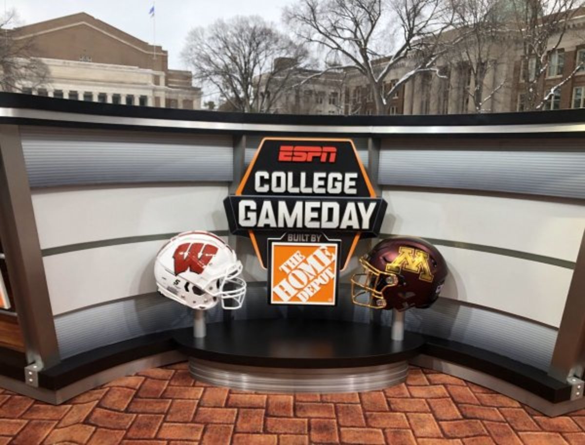 What will the weather be like during 'College GameDay' and the Gophers game? Sports
