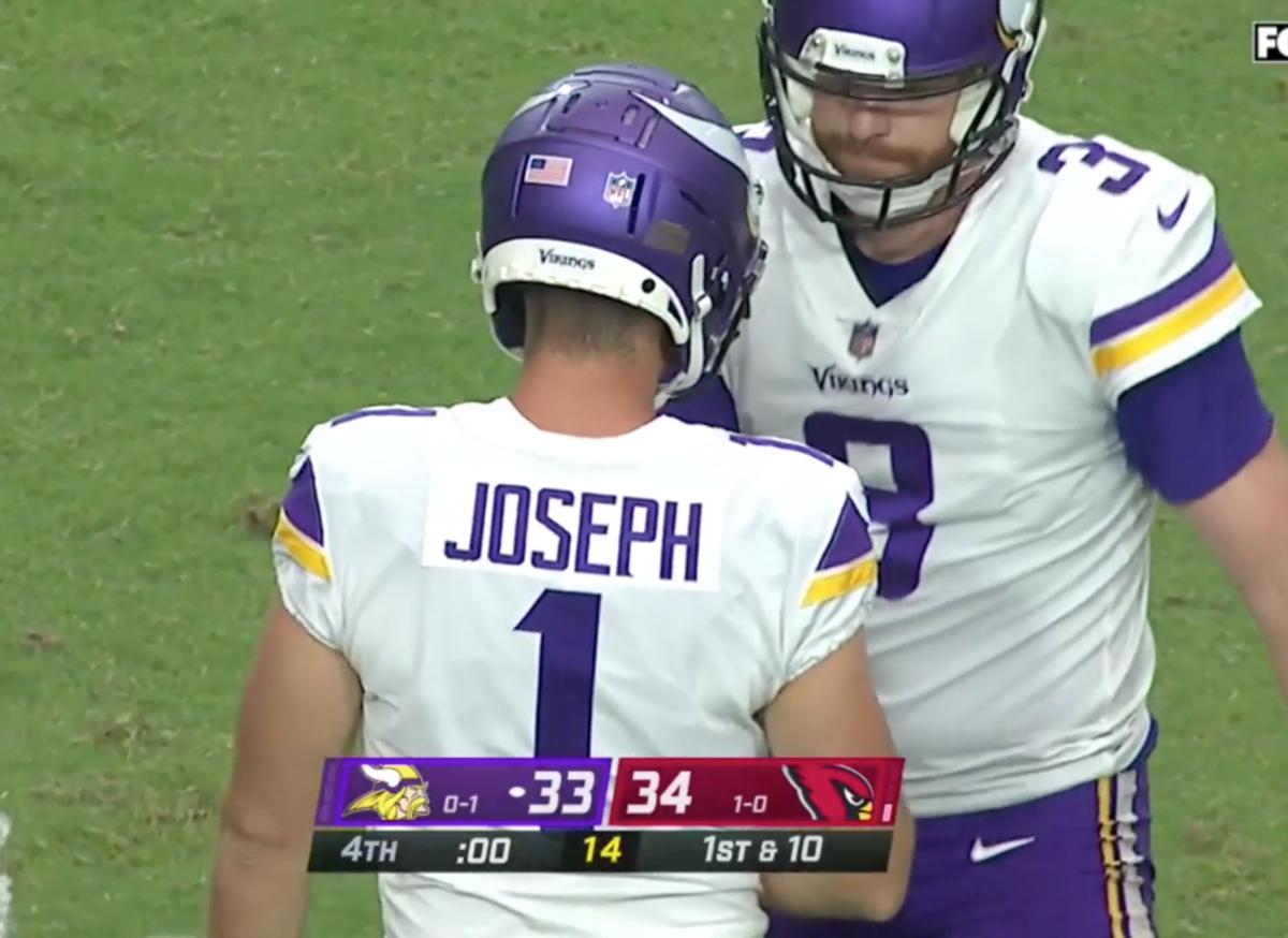 Vikings radio call thought kick in Arizona was good Sports