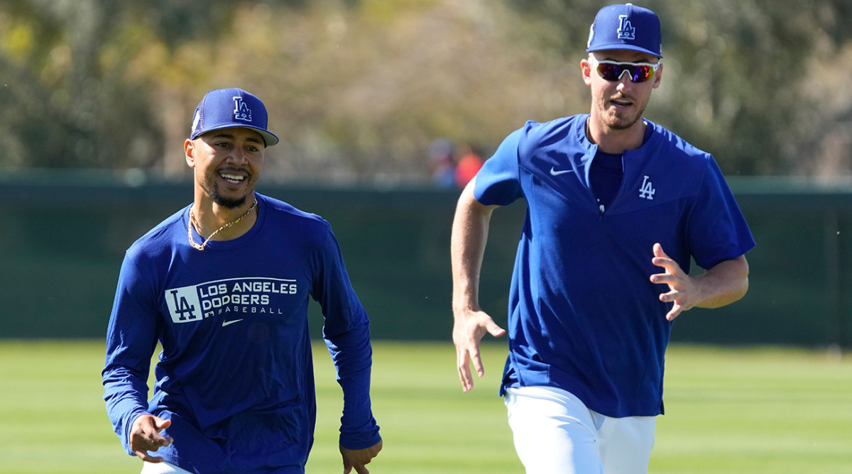 Dodgers outfielders Mookie Betts and Cody Bellinger