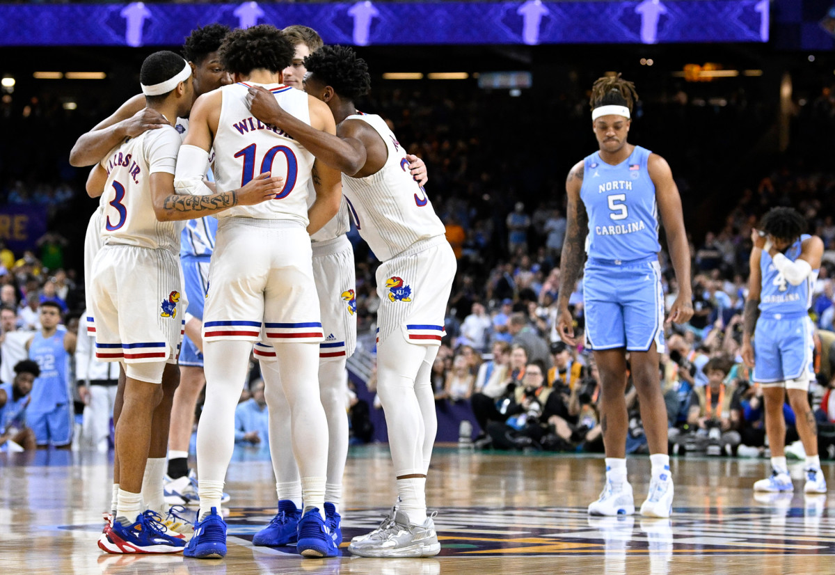 After trailing North Carolina by 15 at the half, teammates asked McCormack why he was smiling. He said: ‘Keep your head up. We’ll be all right.’