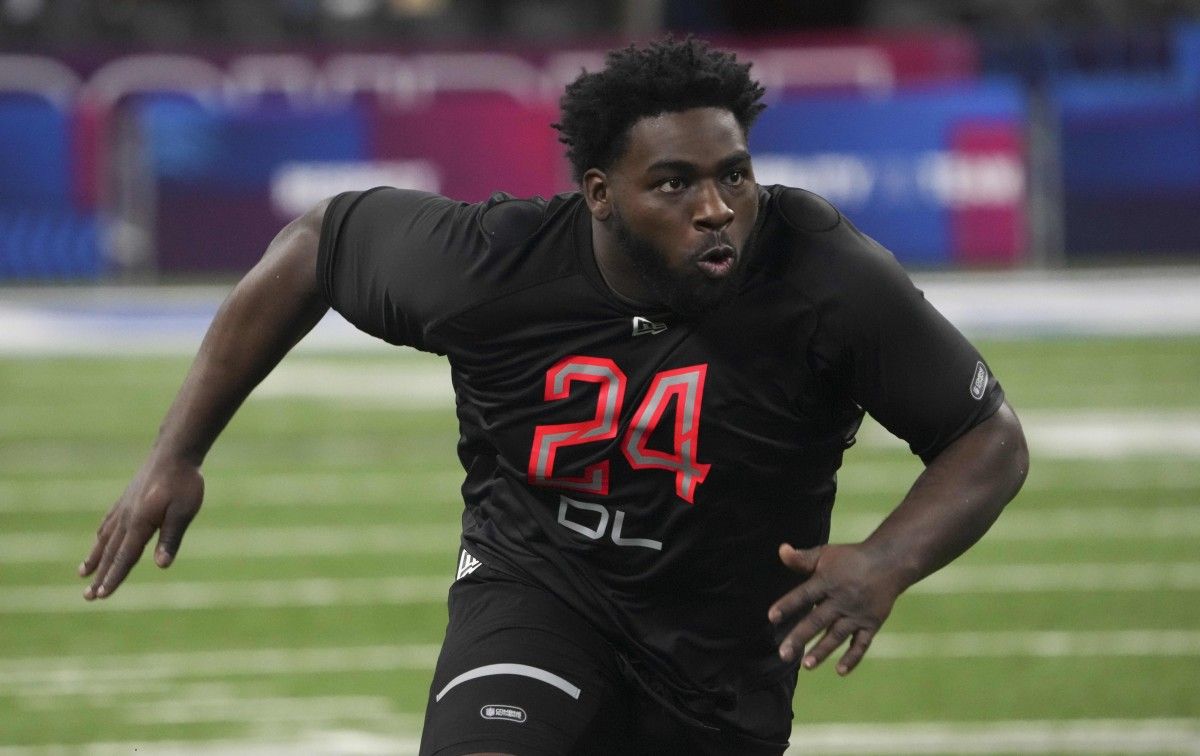 Devonte Wyatt at 2022 Scouting Combine
