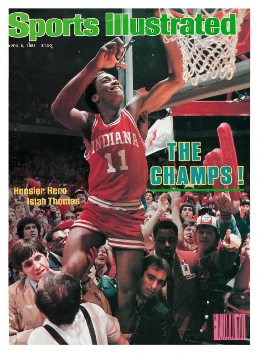 Isiah Thomas on the cover of Sports Illustrated in 1981
