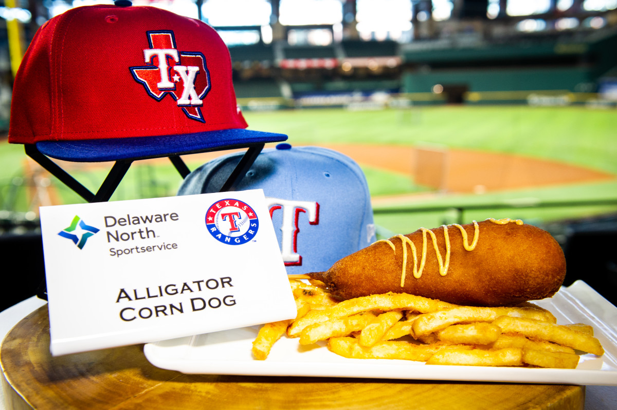Brisket Egg Rolls & Alligator Corn Dogs Highlight Texas Rangers New