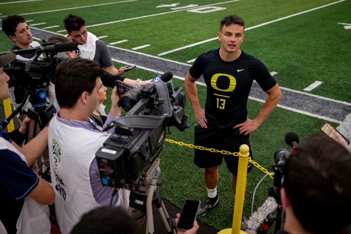 Devon Allen at Oregon Pro Day