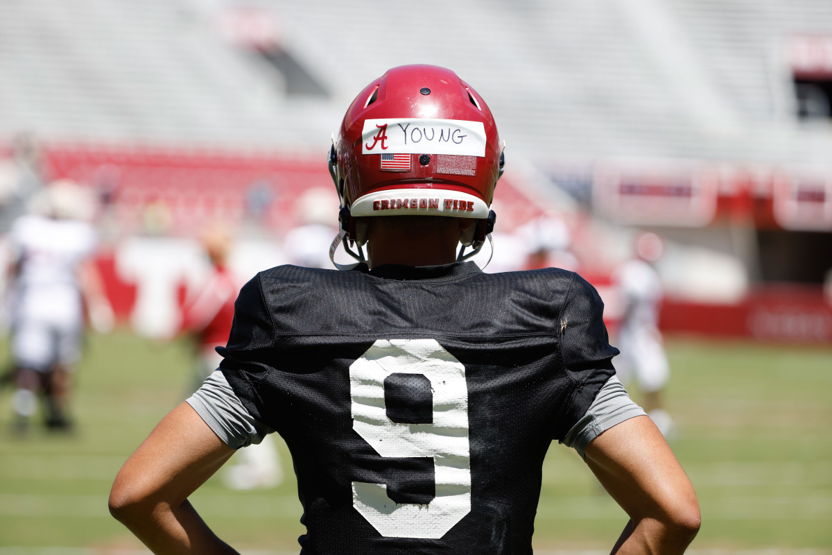 Bryce Young, Alabama scrimmage 4/9/22