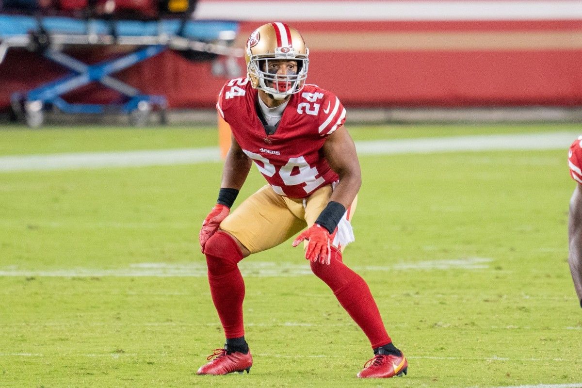 San Francisco 49ers cornerback K'Waun Williams (24) during the third quarter against the Philadelphia Eagles at Levi's Stadium.