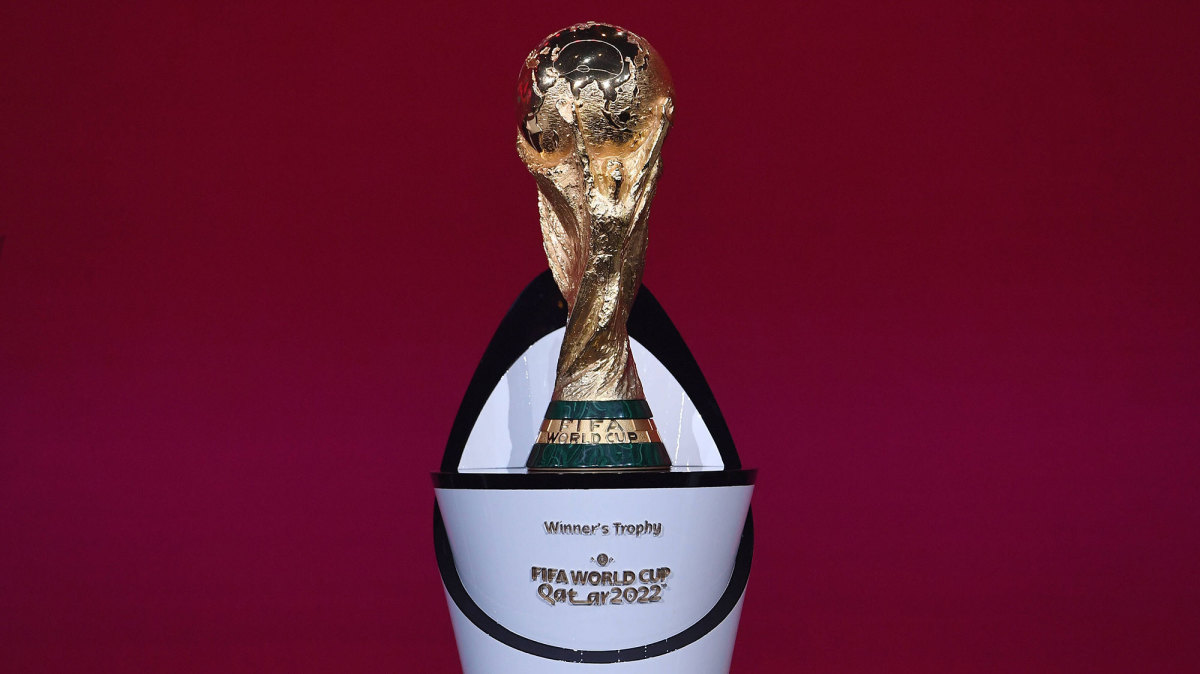 The FIFA World Cup trophy