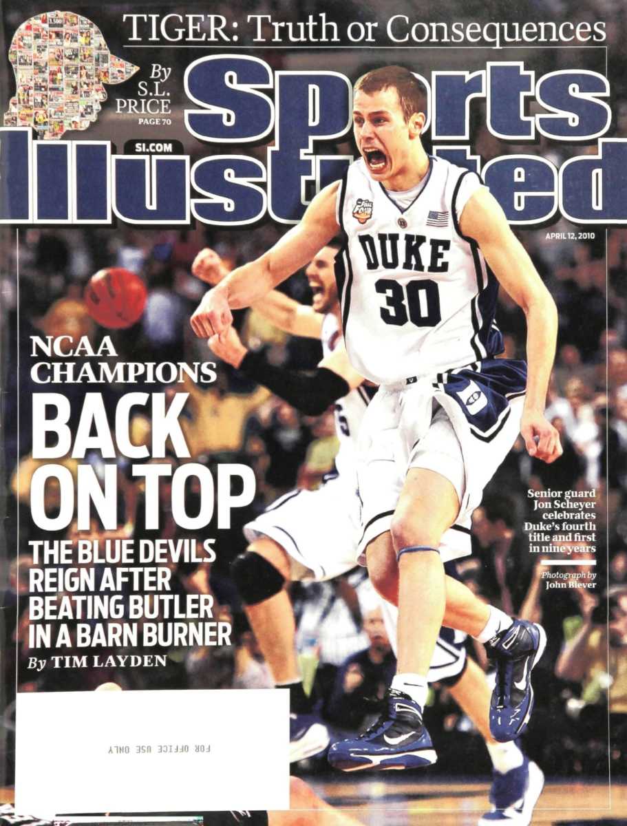 Duke's Jon Scheyer on the cover of SI in 2010