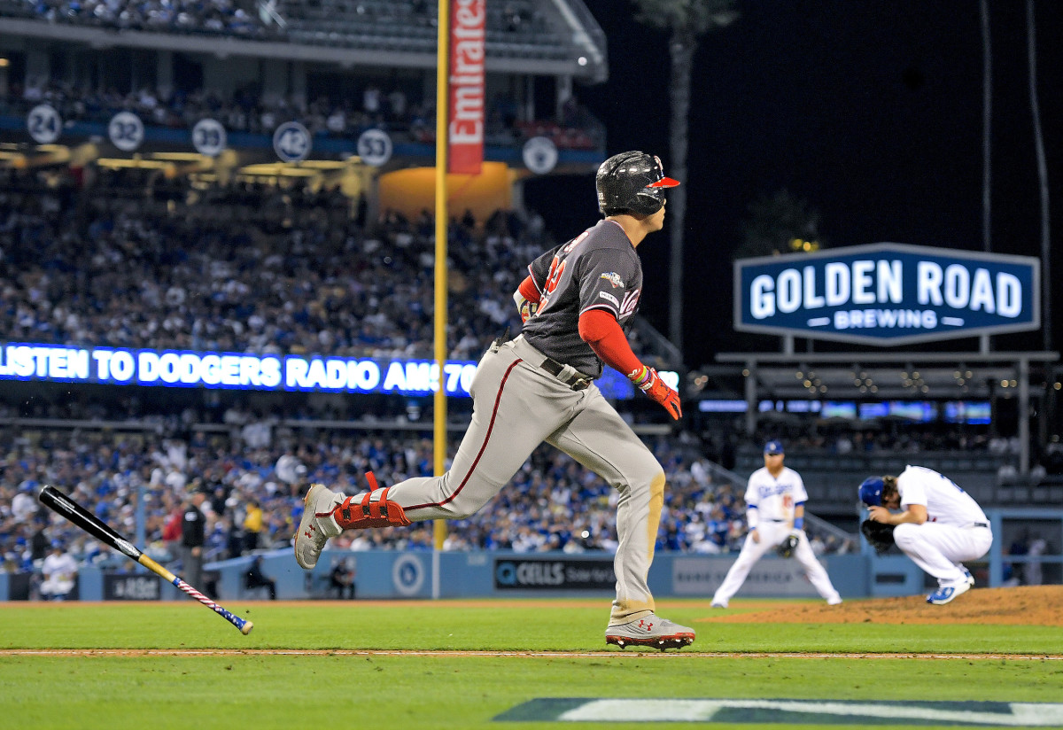 Juan Soto’s home run off Clayton Kershaw in Game 5 of the 2019 NLDS.