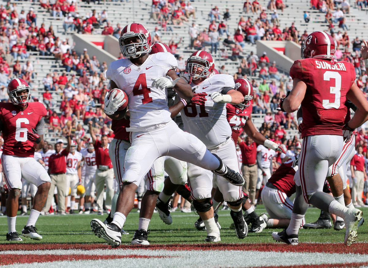 T.J. Yeldon during Alabama's 2013 A-Day game.
