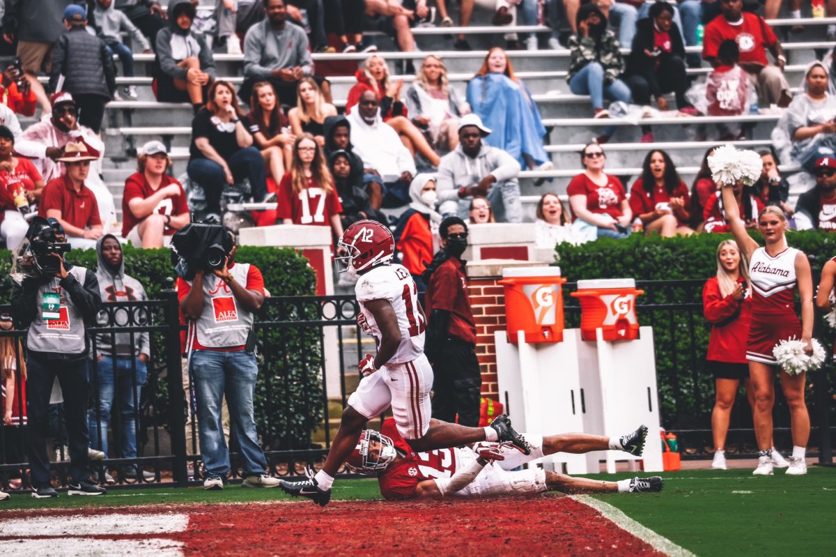 Christian Leary Touchdown - 2022 A-Day Game