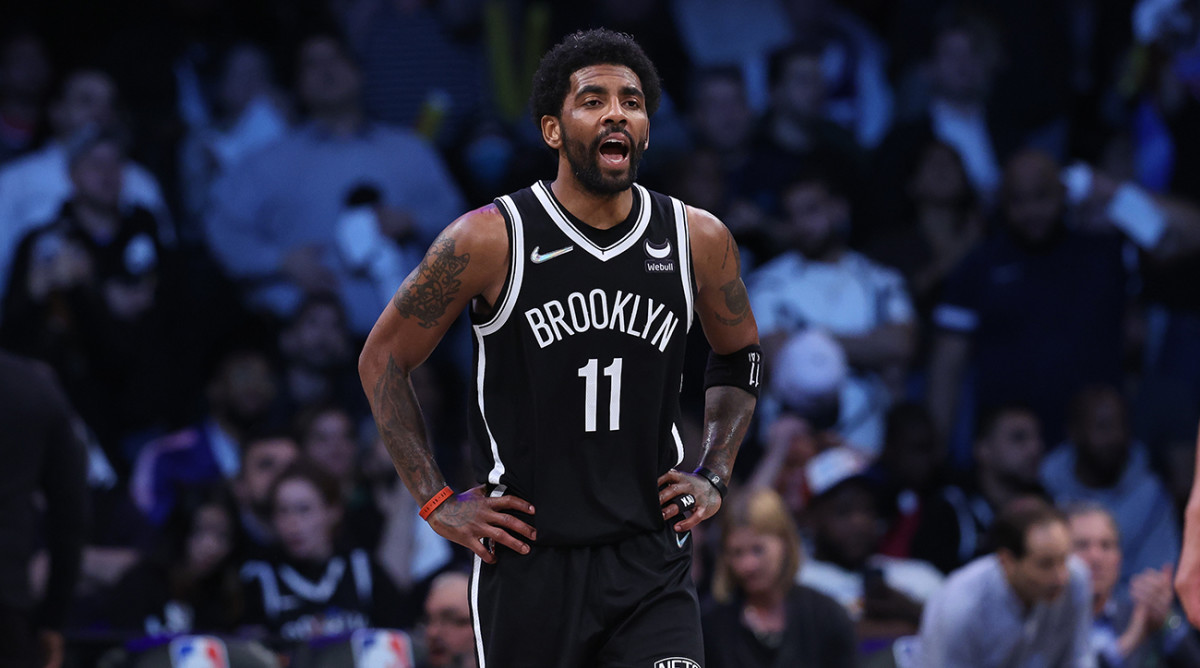 Kyrie Irving with the Nets.